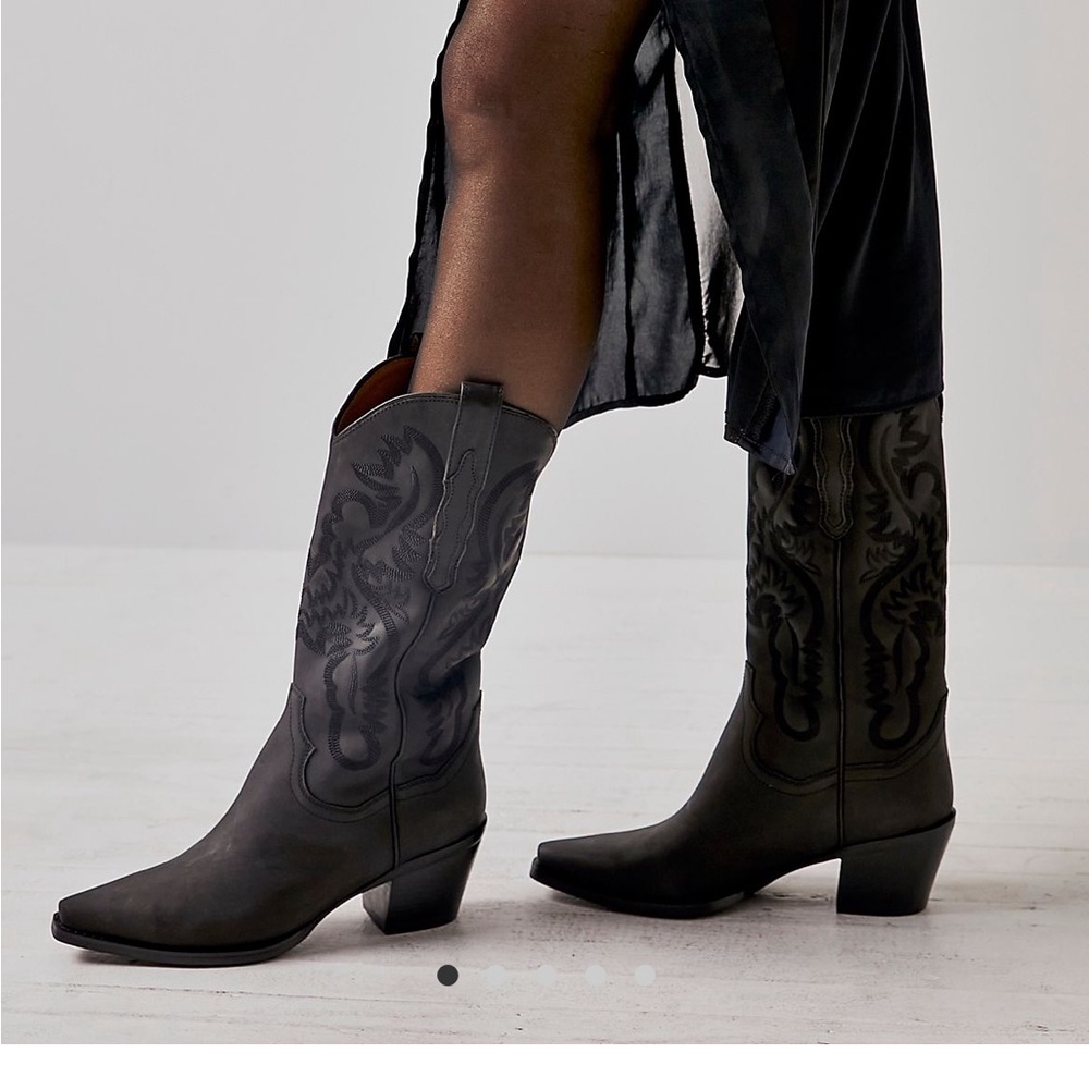 Dagget Western Boots Jeffery Campbell - black washed